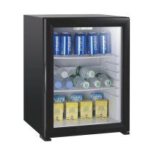 High Quality Absorption Mini Bar Single Door Glass Small Fridge